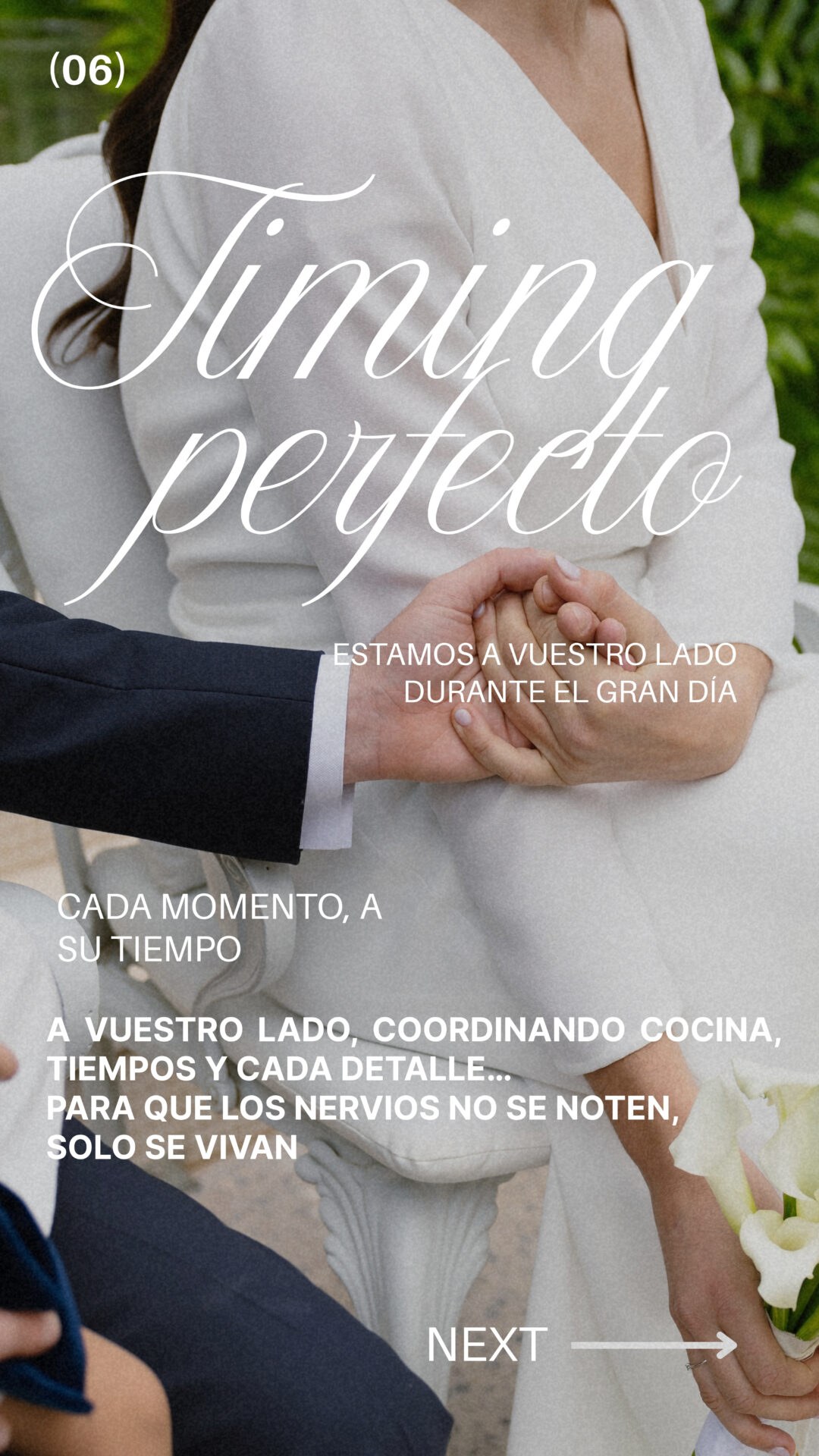 Os ACOMPAÑAMOS en cada paso Desde la primera idea hasta el último momento (5)